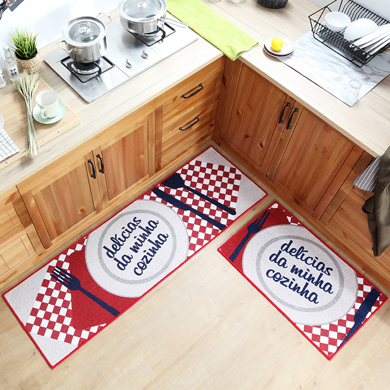 Soft Comfortable Kitchen Mat Durable Non Slip Surface Anti Fatigue Stylish Modern Design